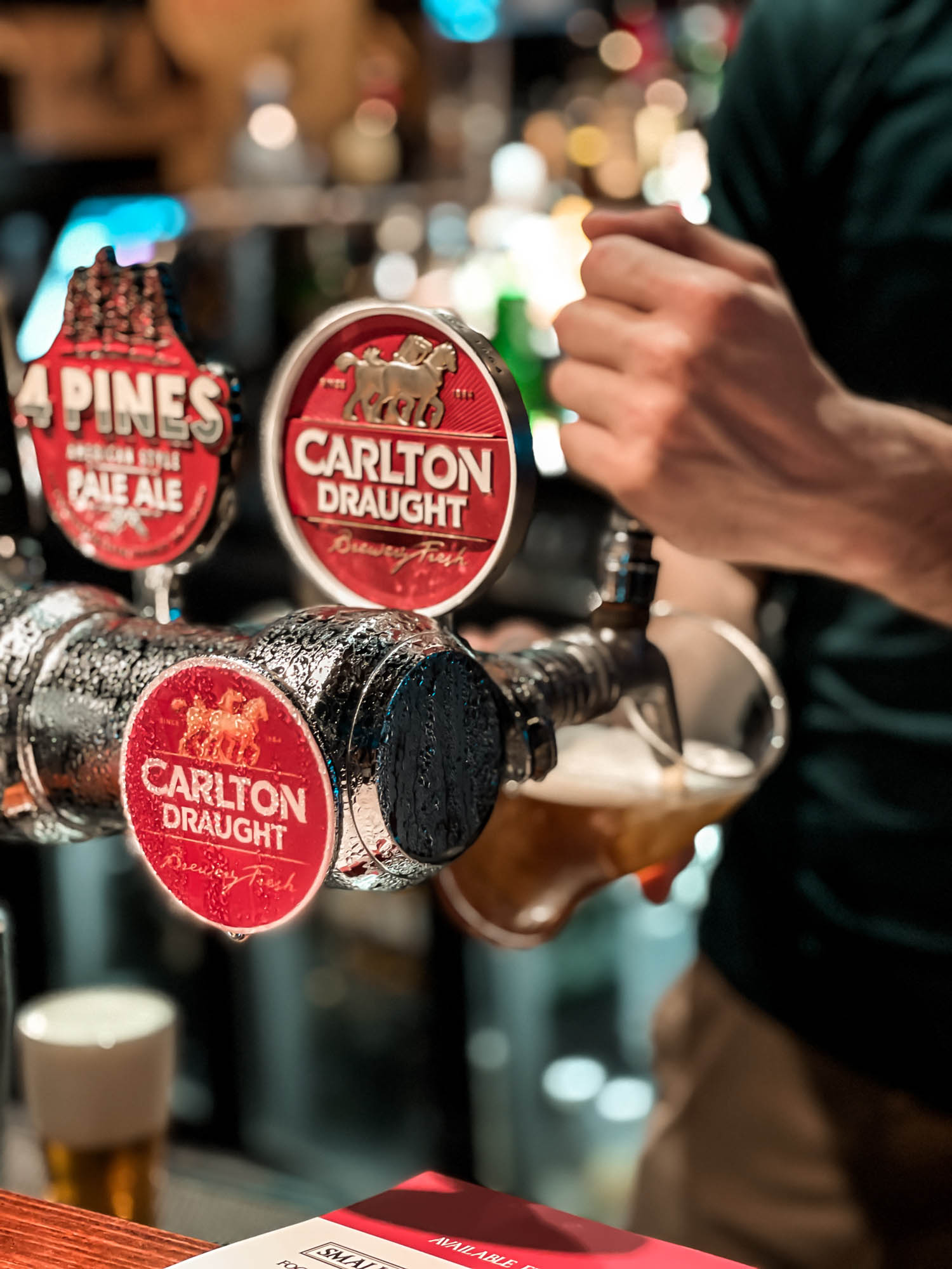 Pouring Drinks at Melbourne Central Lion