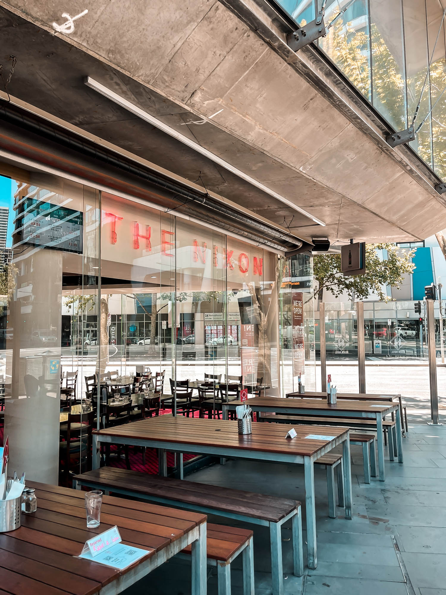 Outdoor Front of Nixon Hotel